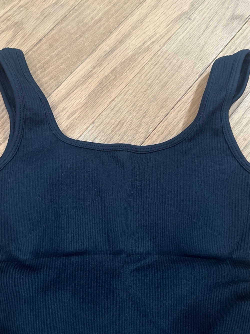 Amazon Essentials Black Ribbed Tank Jumpsuit - Picture 3 of 5